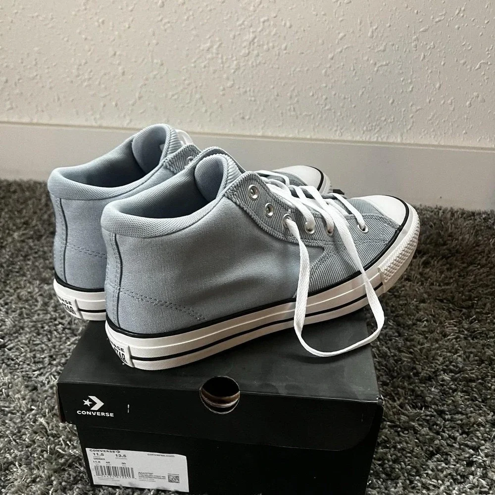 Converse Unisex Chuck Taylor All Star Hi Top Shoes Cloudy Daze Blue Size 11.5